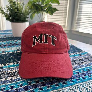 Legacy Brand MIT University Hat - Rust w/Black Letters and. White Shadowing OS